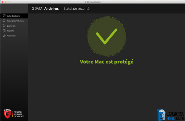 G DATA Antivirus pour Mac